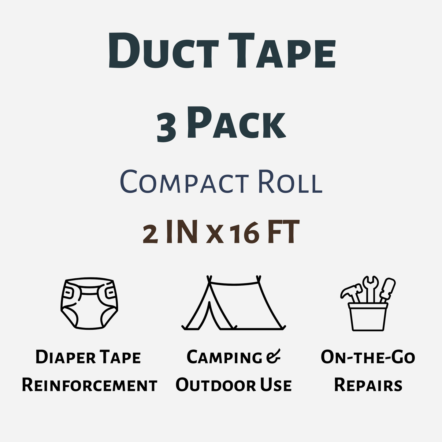 TrailFix Duct Tape (3-Pack)