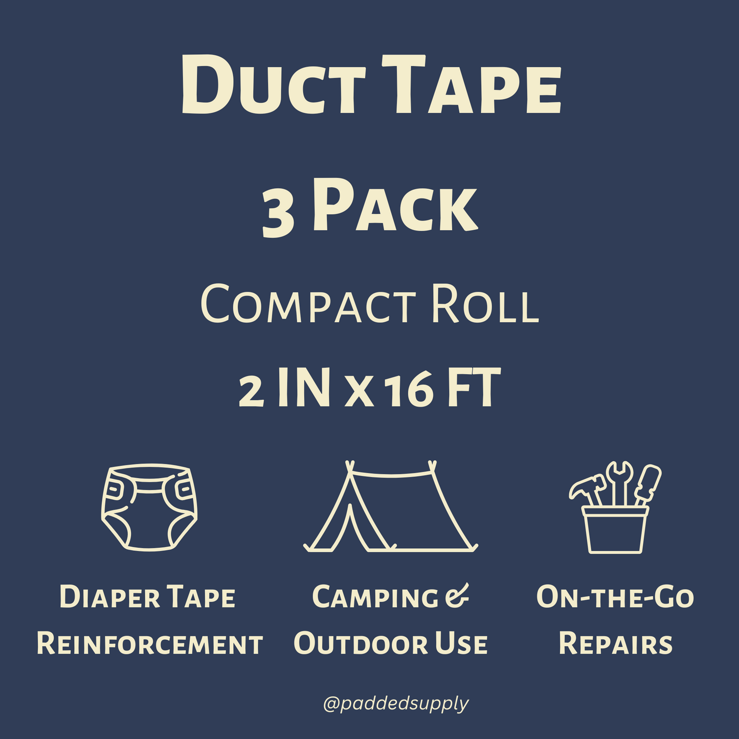 TrailFix Duct Tape (3-Pack)