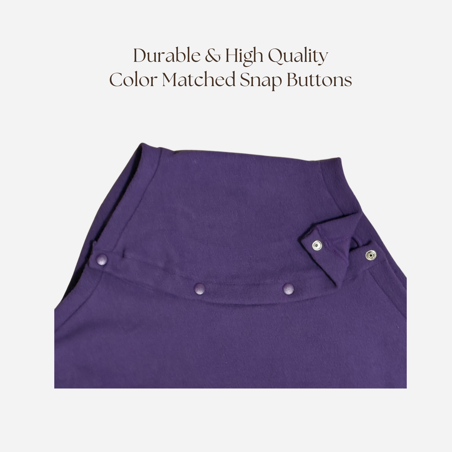**Imperfect** Purple Polar Fleece - Warmth Wrangler Onesie